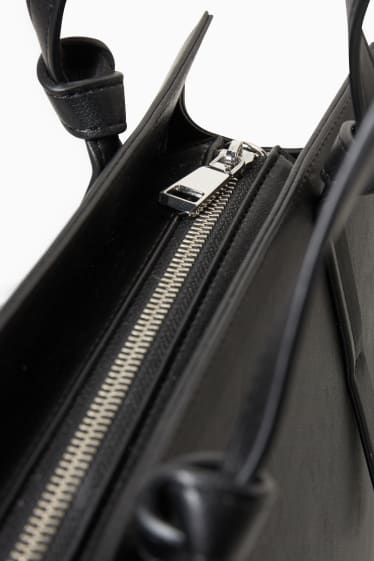 Femmes - Sac - synthétique - noir