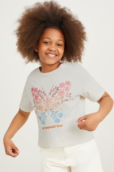 Enfants - T-shirt - blanc crème