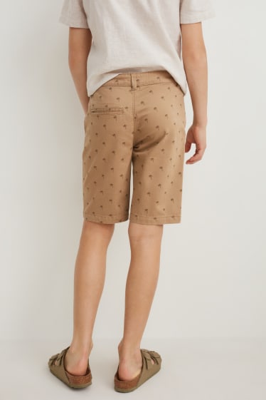 Nen - Bermudes - estampades - marró clar
