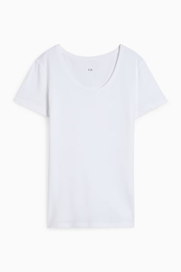 Damen - T-Shirt - weiß