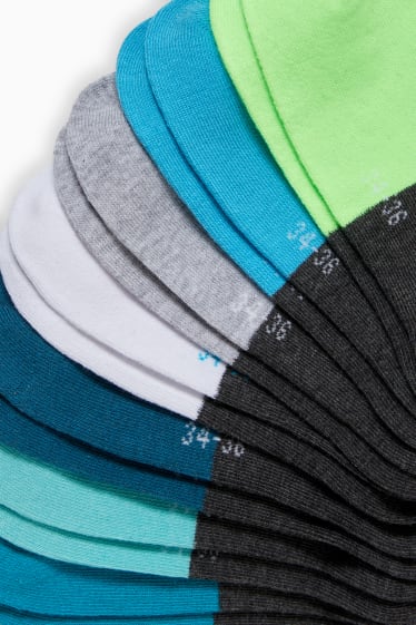 Enfants garçons - Lot de 7 paires - chaussettes - bleu foncé