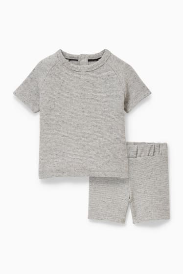 Bébés - Ensemble pour bébé - 2 pièces - gris