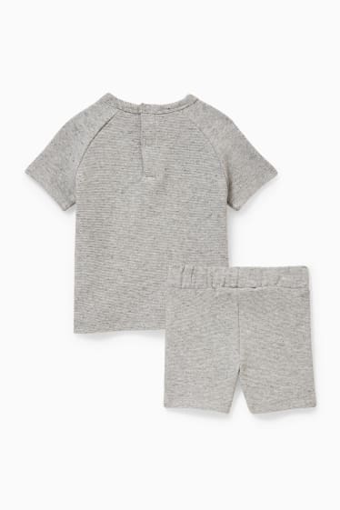 Bébés - Ensemble pour bébé - 2 pièces - gris