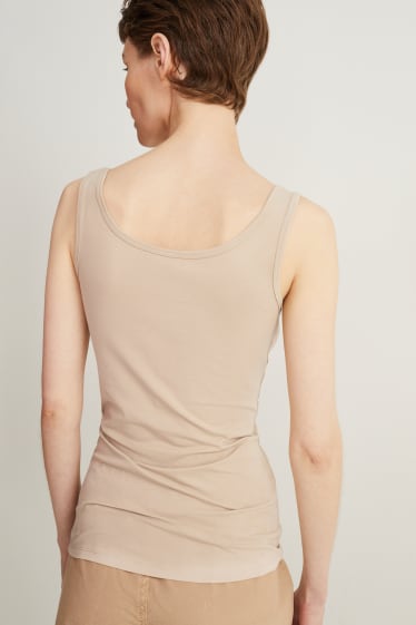 Damen - Multipack 2er - Top - beige