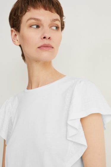 Dames - T-shirt - wit