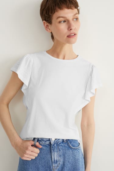 Dames - T-shirt - wit