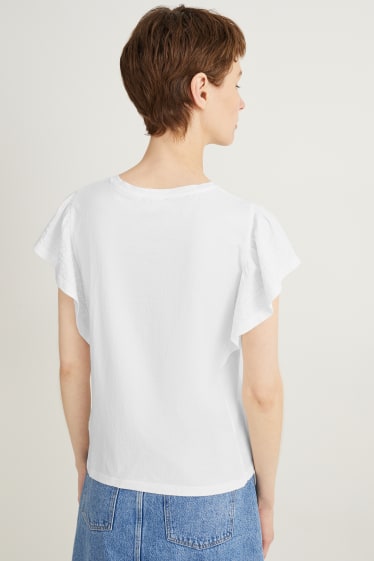 Dames - T-shirt - wit