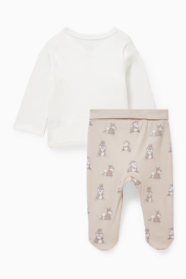 Bébés - Bambi - ensemble pour nouveau-né - 2 pièces - beige clair