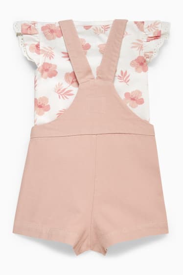 Babies - Baby outfit - 2 piece - rose