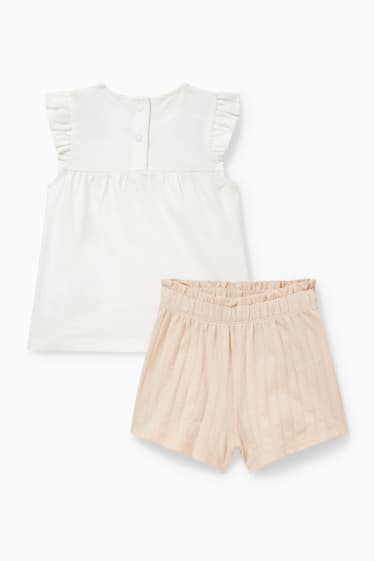 Bébés filles - Ensemble pour bébé - 2 pièces - blanc crème