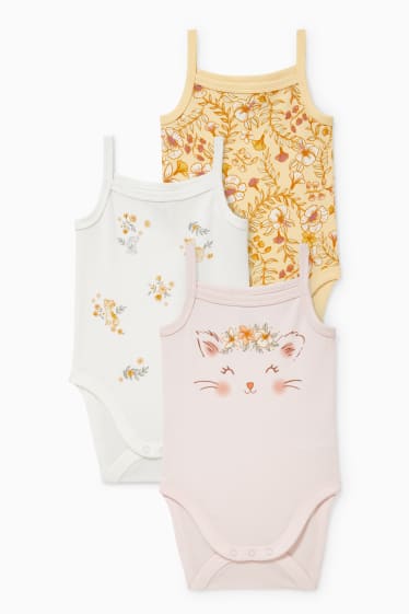 Neonate - Confezione da 3 - body neonati - bianco
