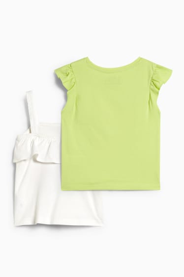 Nen/a - Paquet de 2 - LOL Surprise - samarreta de màniga curta i top - blanc