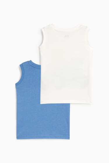 Enfants garçons - Lot de 2 - tops - bleu