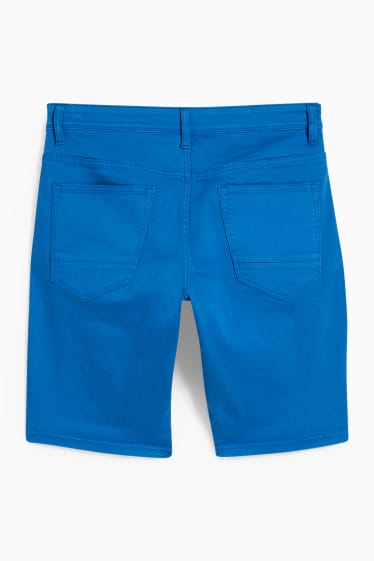 Men - Denim shorts - LYCRA® - blue