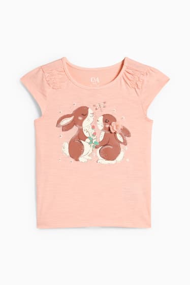 Kinder - Kurzarmshirt - rosa