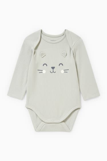 Baby Jungen - Erstlings-Set - 3 teilig - cremeweiss