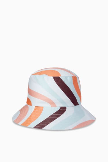 Donna - Cappello - con motivi - azzurro