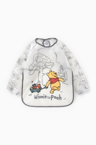 Neonati - Winnie the Pooh - bavaglino per bebè - grigio