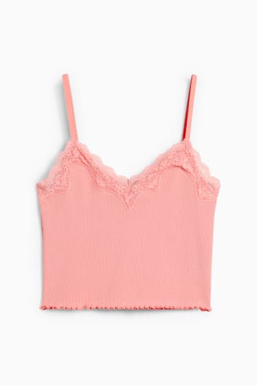 Teens & Twens - CLOCKHOUSE - Crop Top - pink