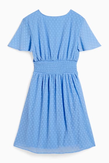 Damen - CLOCKHOUSE - A-Linien Kleid - blau