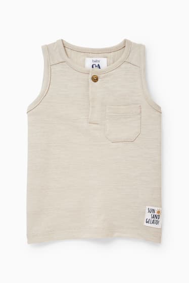 Neonati - Completo neonati - 2 pezzi - beige melange