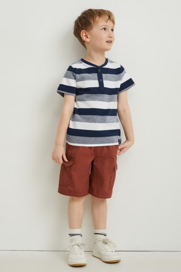 Enfants - Short cargo - marron