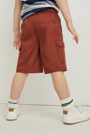 Enfants - Short cargo - marron