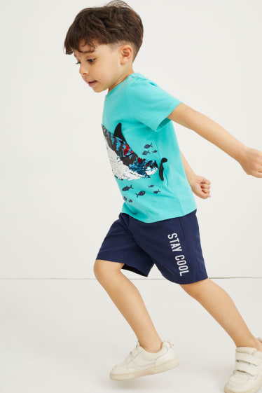 Kinderen: jongens - Shorts - donkerblauw