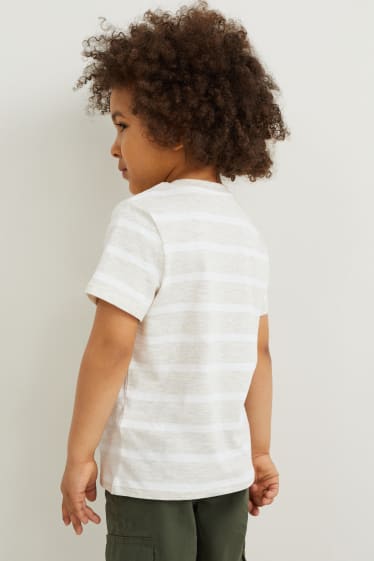 Bambini - T-shirt - a righe - bianco crema