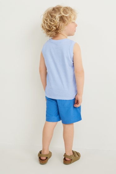Children - PAW Patrol - set - top and shorts - 2 piece - changes colour - light blue