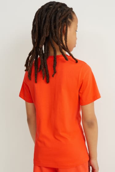 Enfants - T-shirt - orange-rouge