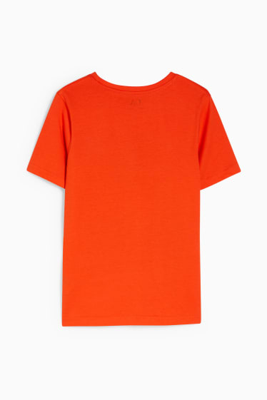 Enfants - T-shirt - orange-rouge