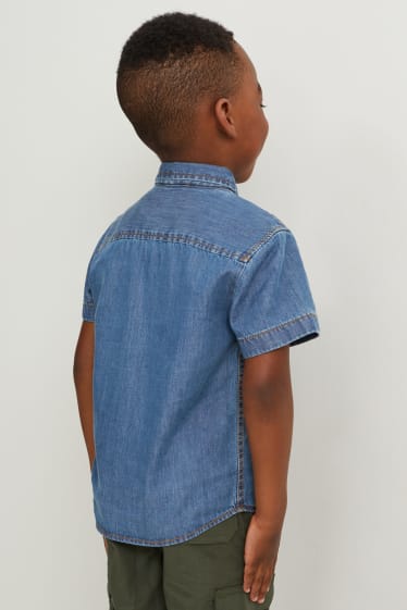 Kinderen - Spijkerblouse - blauw