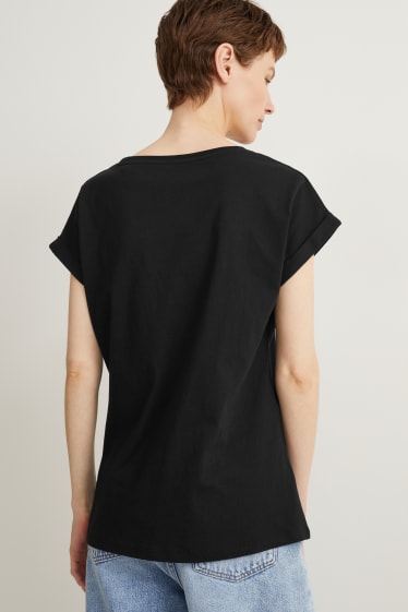 Damen - T-Shirt - schwarz