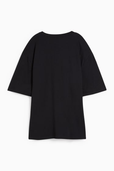 Uomo - T-shirt oversize - nero