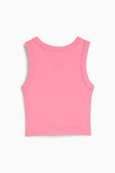 Dames - CLOCKHOUSE - korte top - fuchsiarood