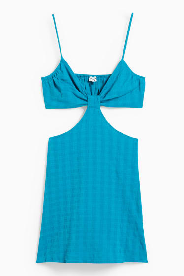 Damen - CLOCKHOUSE - Fit & Flare Kleid - petrol