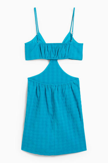 Damen - CLOCKHOUSE - Fit & Flare Kleid - petrol