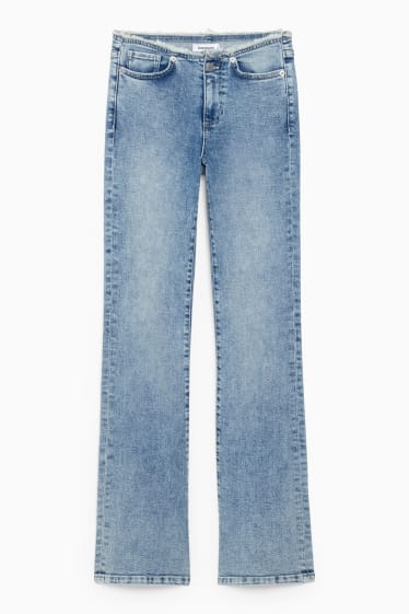 Ados & jeunes adultes - CLOCKHOUSE - bootcut jean - low waist - LYCRA® - jean bleu clair