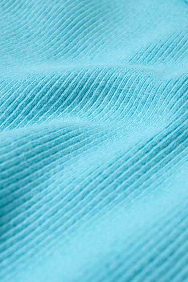 Dames - CLOCKHOUSE - korte top - turquoise