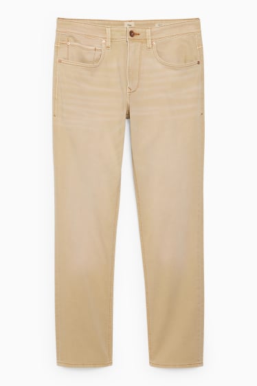 Herren - Slim Jeans - Flex - COOLMAX® - hellbeige