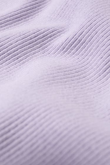 Femmes - CLOCKHOUSE - haut court - violet clair