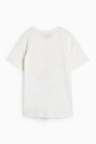 Donna - CLOCKHOUSE - t-shirt - Rolling Stones - bianco crema