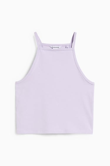 Damen - CLOCKHOUSE - Crop Top - hellviolett