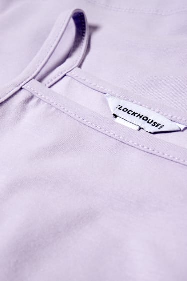 Damen - CLOCKHOUSE - Crop Top - hellviolett