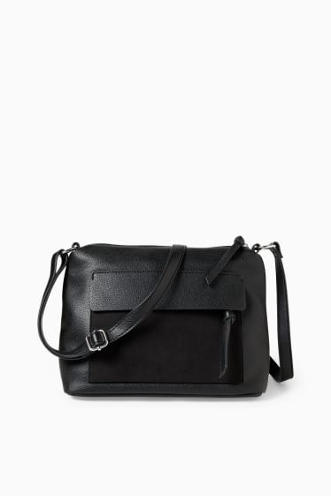 Femmes - Sac - synthétique - noir