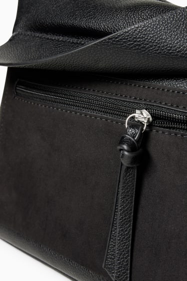 Femmes - Sac - synthétique - noir