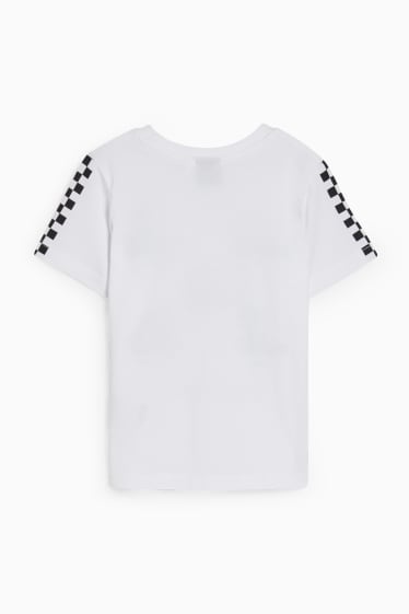 Kinder Jungen - Mario Kart - Kurzarmshirt - weiss