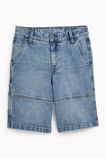 Kinder - Jeans-Shorts - helljeansblau