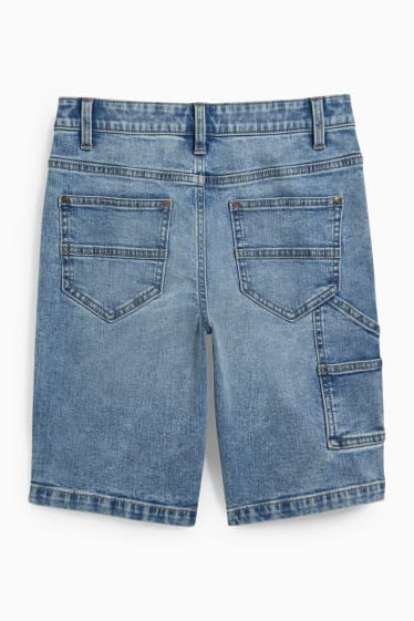 Children - Denim shorts - denim-light blue